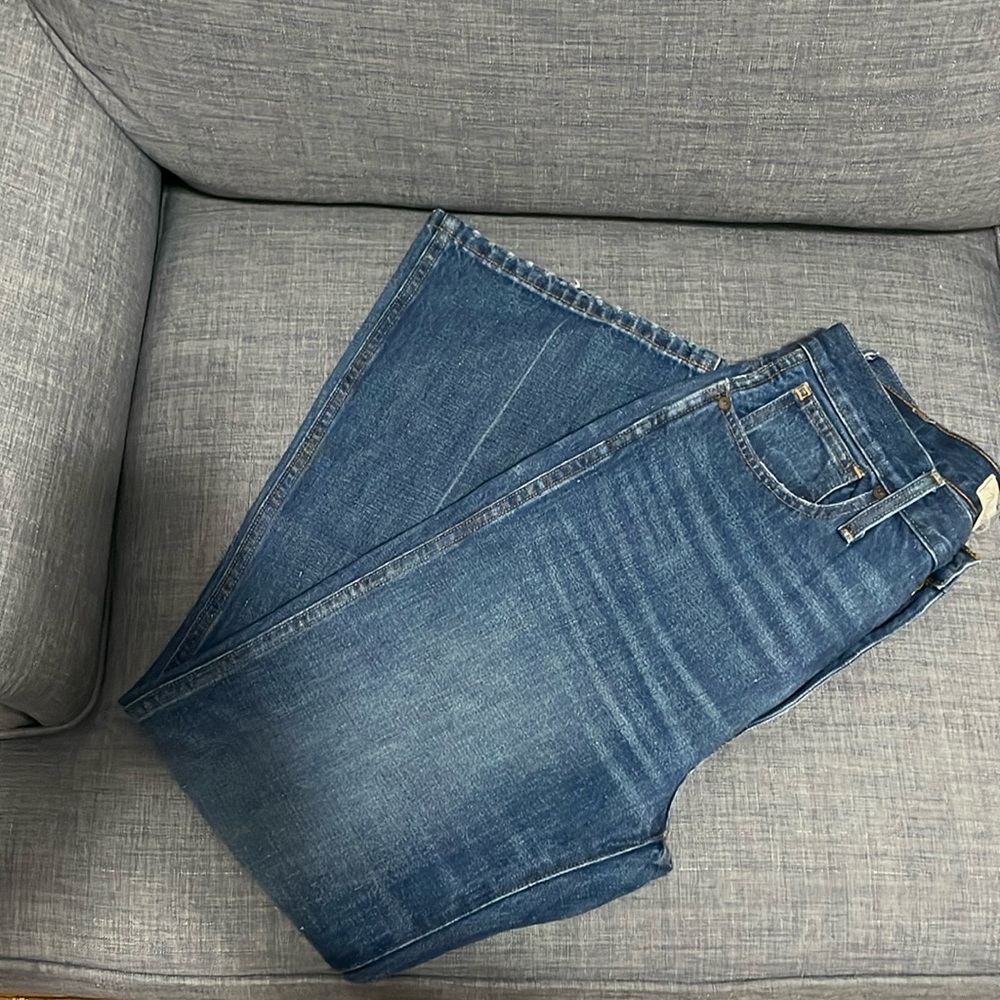 Madewell high waisted rigid flare jeans